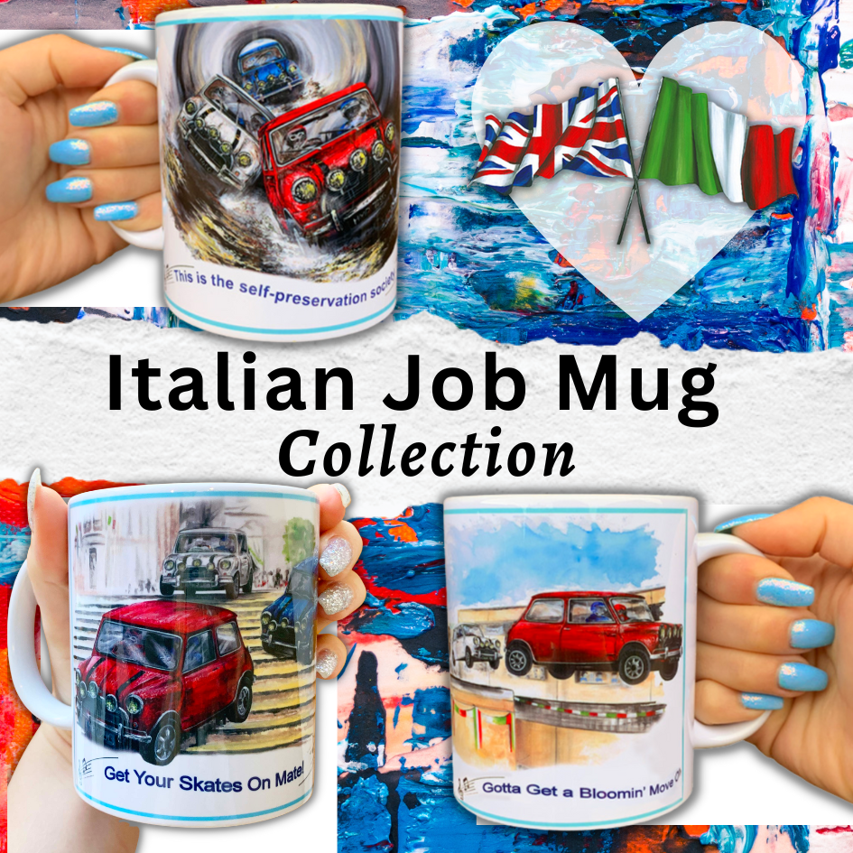 The Italian Job Mug Trio Collection of 3