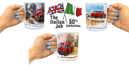 The Italian Job Mug Trio Collection of 3